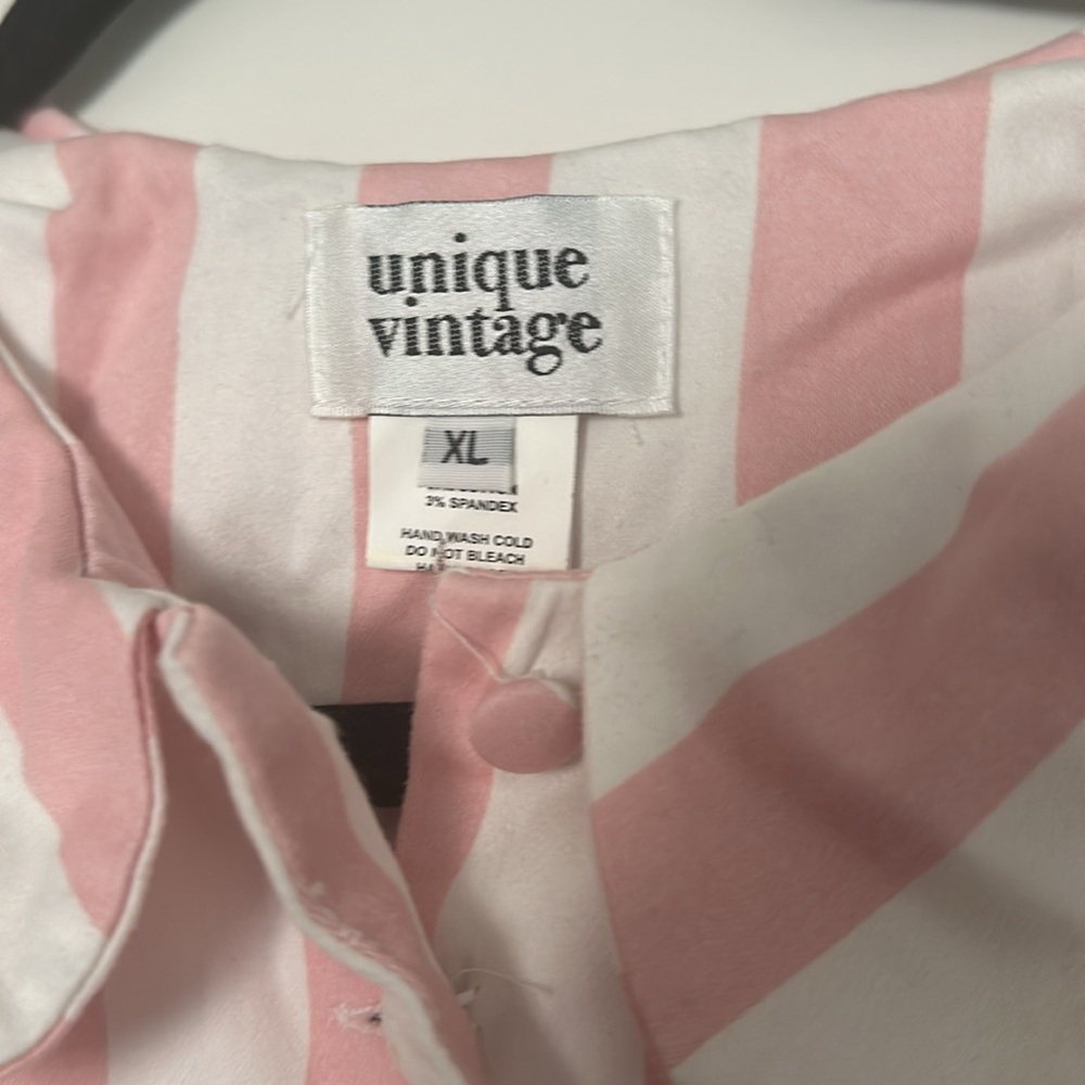 Unique Vintage Striped 50’s Dress - Picture 2 of 4